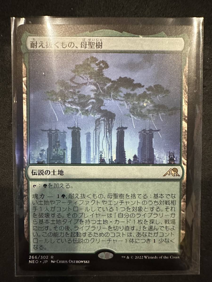 MTG 耐え抜くもの、母聖樹 Boseiju， Who Endures 日本語版 1枚 神河 MTG