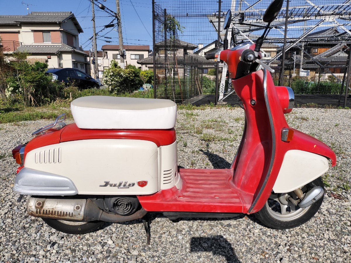 HONDA　ジュリオ　レトロ車 50周年記念車　レストアベースで ジュリオ - ホンダ オートバイ ホンダ５０周年記念限定車 名東区ホンダ・ジュリオ（AF52）スケルトン青色・レストア