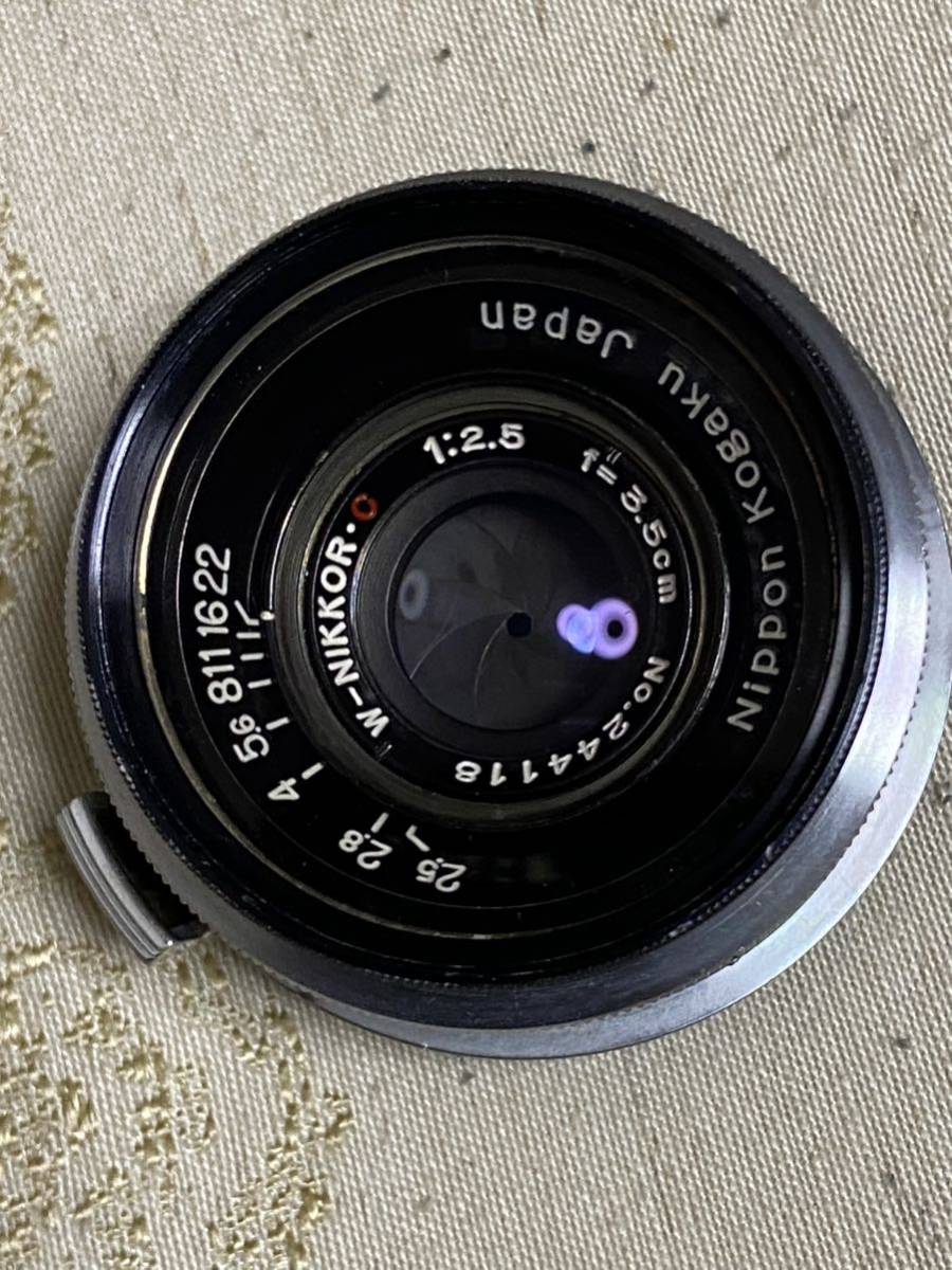★Nippon Kogaku W-NIKKOR・C 1:2.5 f＝3.5cm◆Nippon Kogaku Nikon ニコン Japan 日本 W  NIKKOR 3.5&frasl;2.5 ★0407