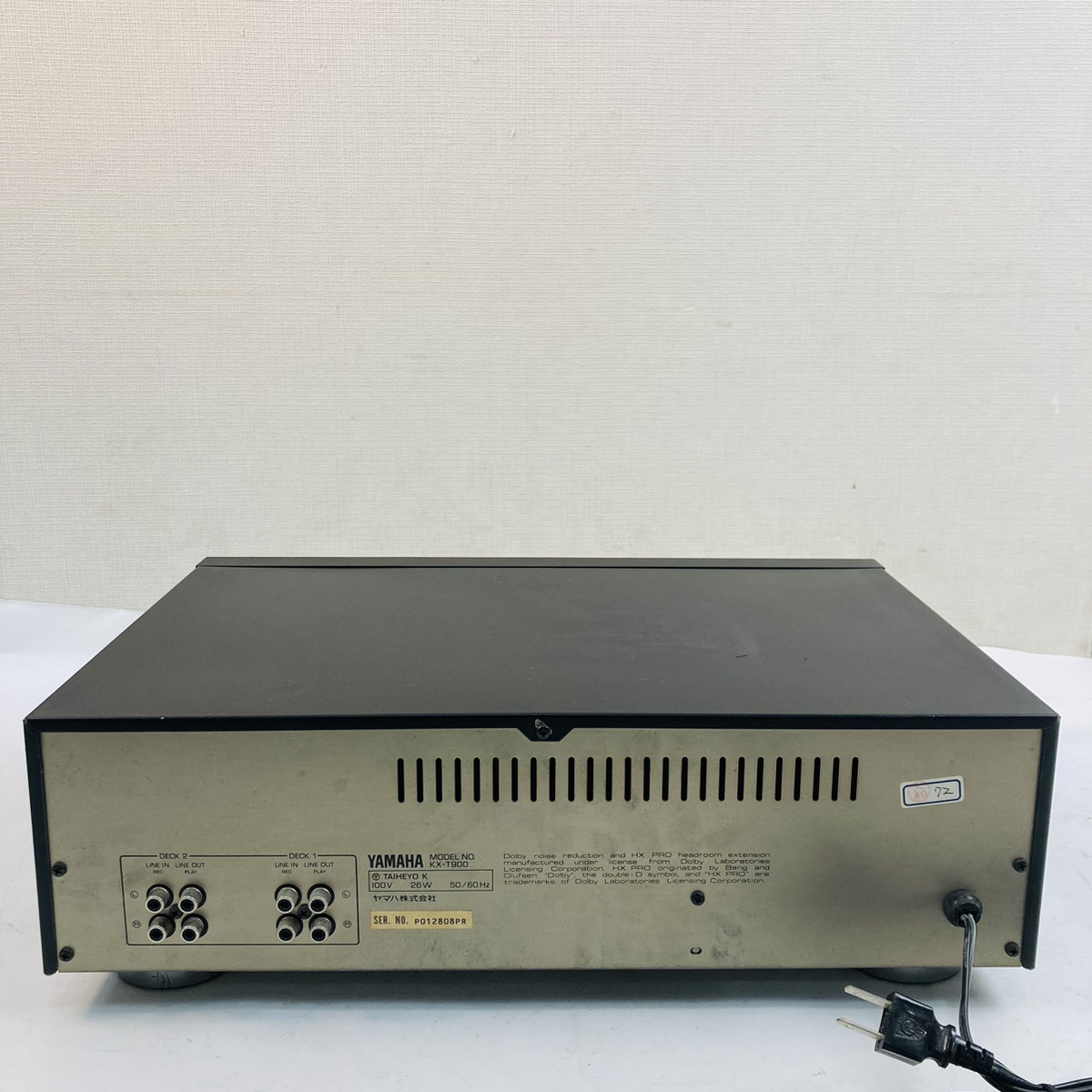 YAMAHA ダブルカセットデッキ KX-T900 ヤマハ 北OA2 | STAGING YAMAHA ダブルカセットデッキ KX-T900 ヤマハ 北OA2 | STAGING