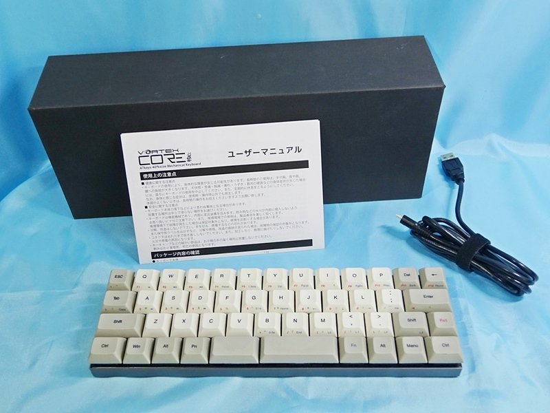 ◇ VORTEX CORE VTG47BLEBEG [美品] ◇英語US配列・47キー/青軸
