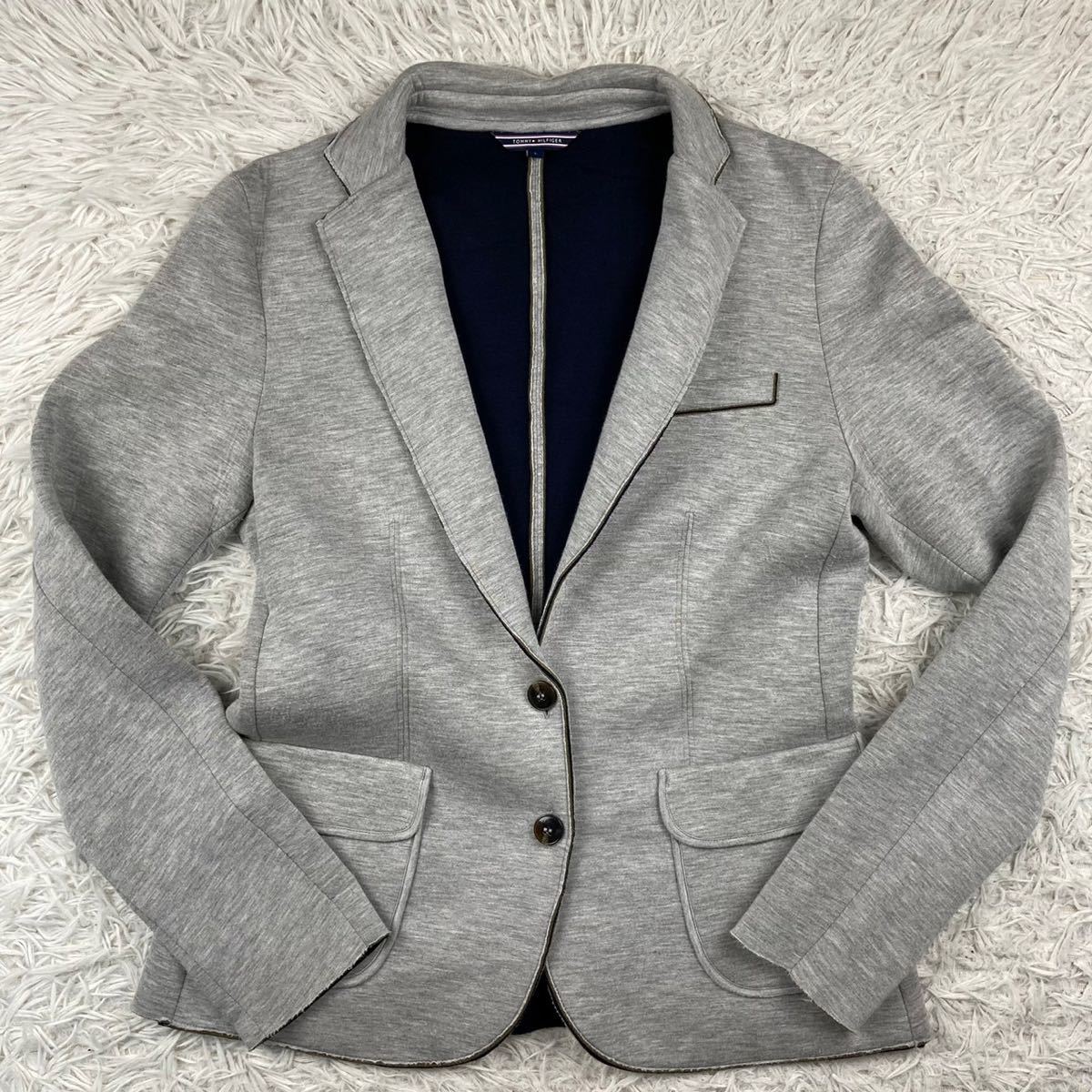 トミーヒルフィガー【伸縮性抜群 Lサイズ】TOMMYHILFIGER テーラード 