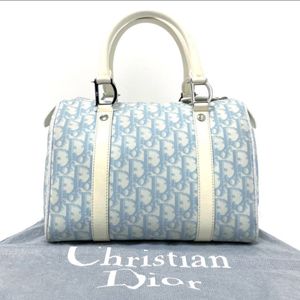 美品✨ クリスチャンディオール ミニボストンバッグ トロッター D金具
