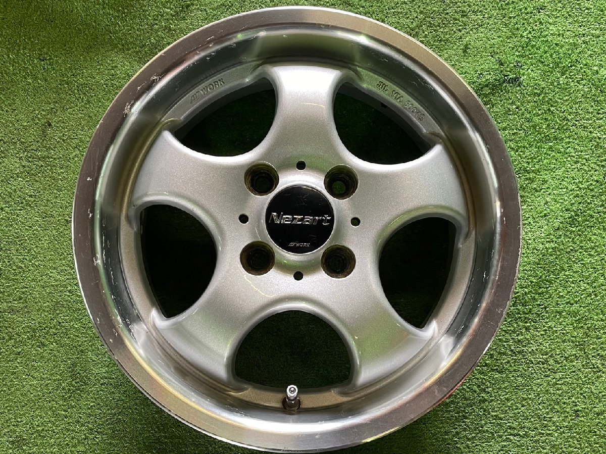 ☆お洒落なリム付き WORK NEZART(ネッツァルト) 14インチ5J＋42 100/4H 