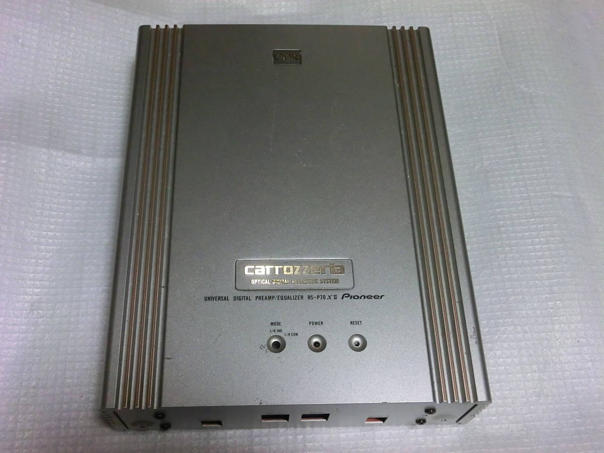 パイオニア カロッツェリアX carrozzeriaX RS-P70XⅡ RS-P70X2 ユニバーサルデジタルプリアンプ 超高性能DAC バーブラウン社 PCM1704 