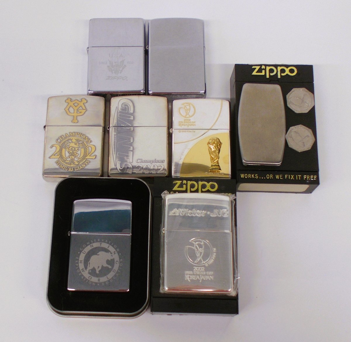 1円～おたからや◇U0427-04◇Zippoジッポー 読売ジャイアンツ/2002日韓 