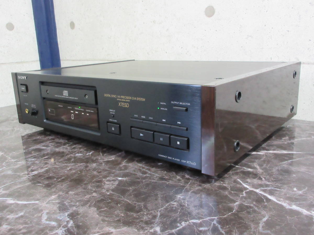 ジャンク品】SONY CDプレーヤー CDP-X7ESD ソニー