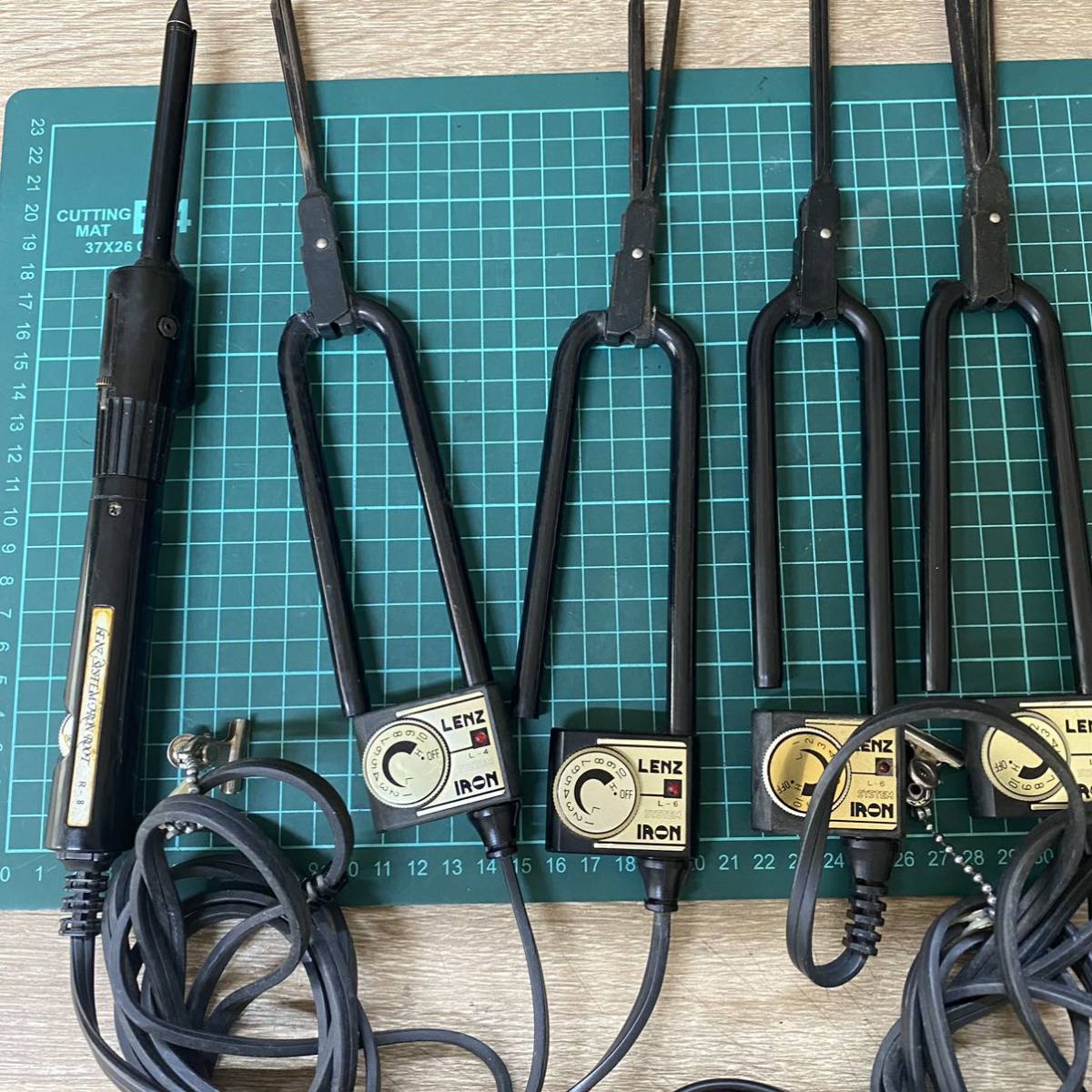 ○084 通電 理美容 LENZ SYSTEM IRON レンツ システム アイロン L-4 L 