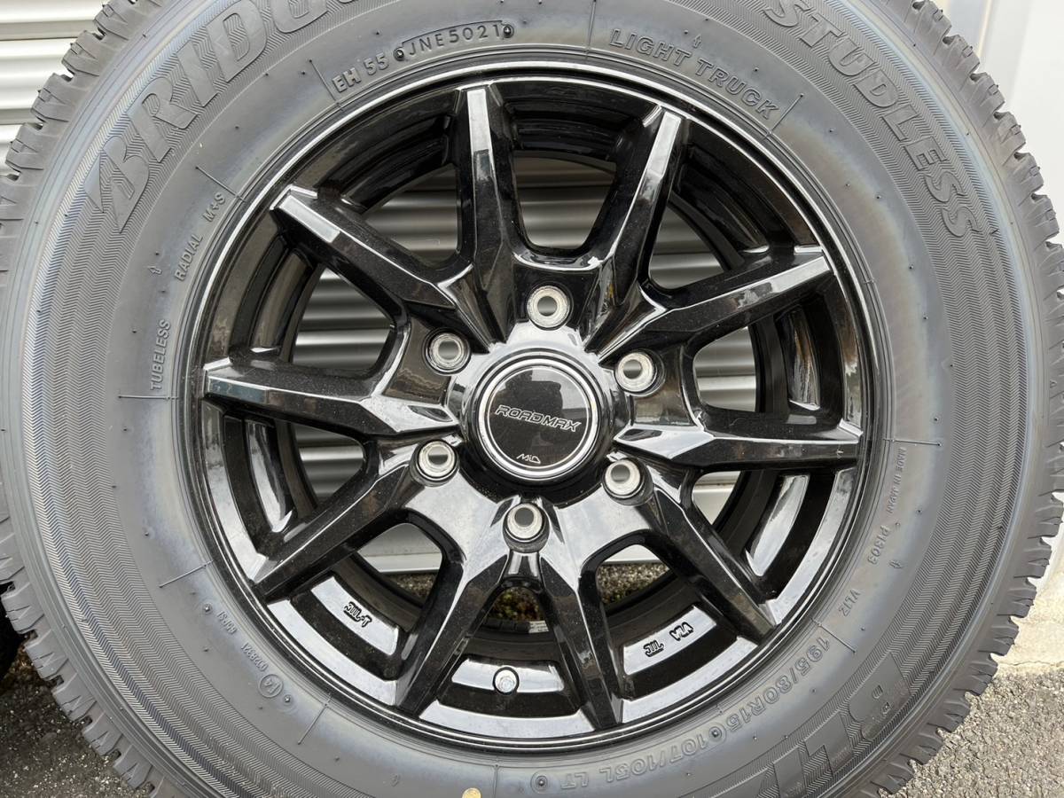 ☆美品☆ BRIDGESTONE ブリザック 195/80R15 スタッドレスタイヤ 