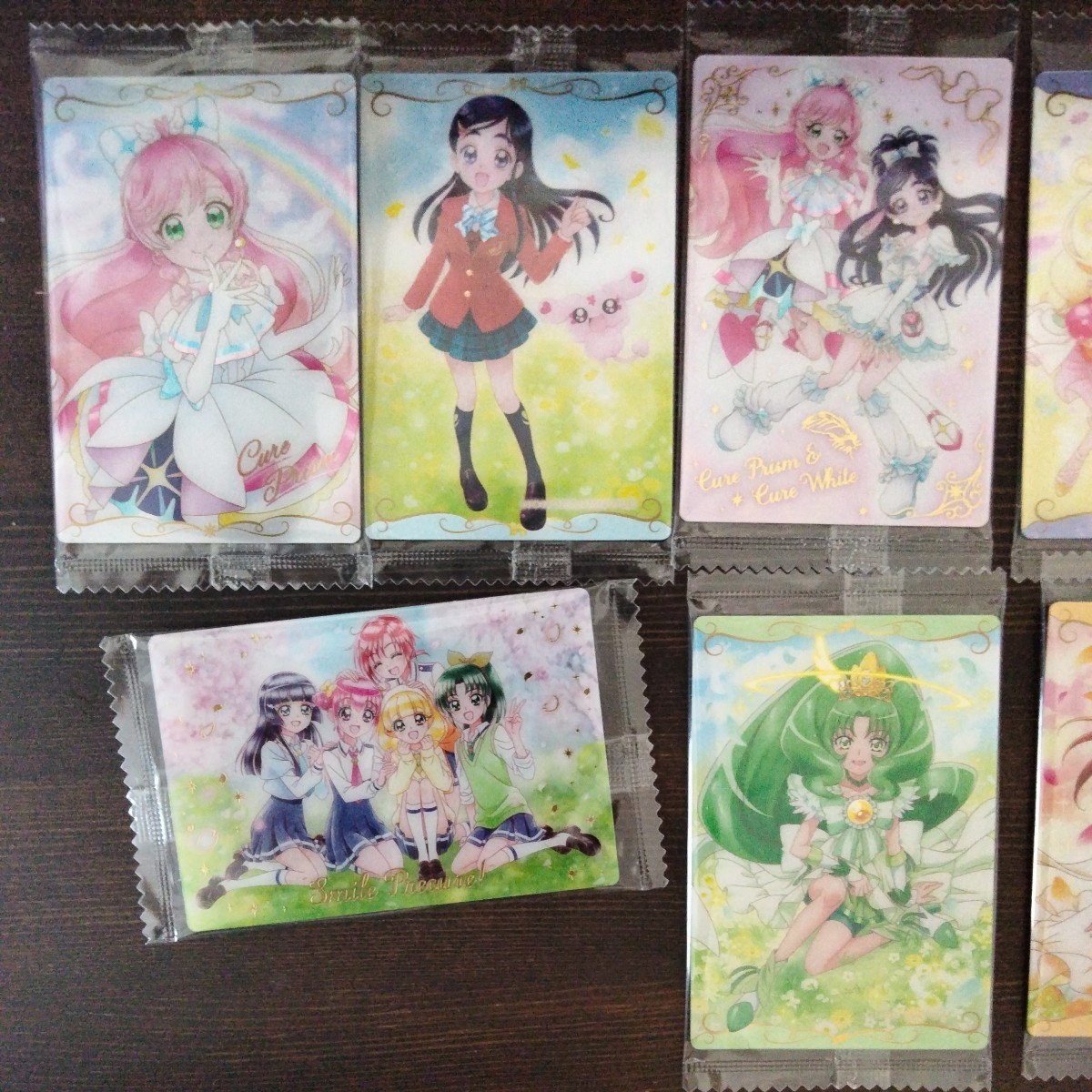 プリキュアカードウエハース カードのみ 未開封 9枚 まとめ売り