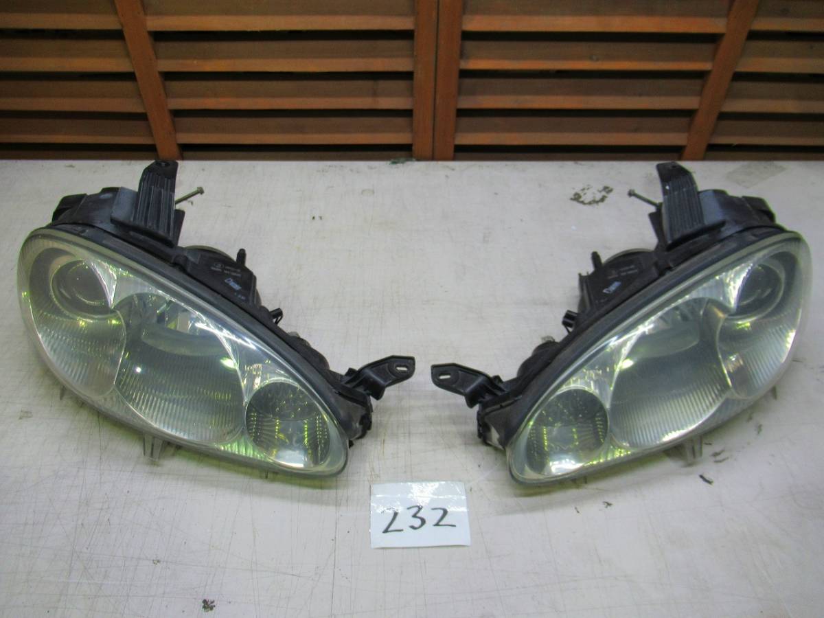 純正 美品 マツダ ロードスター 後期 NB6C 左ヘッドライト KOITO 100-61937