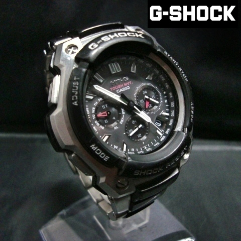 定価5.9万 稼働 G-SHOCK MT-G MTG-1200 電波ソーラ 黒文字盤シルバー