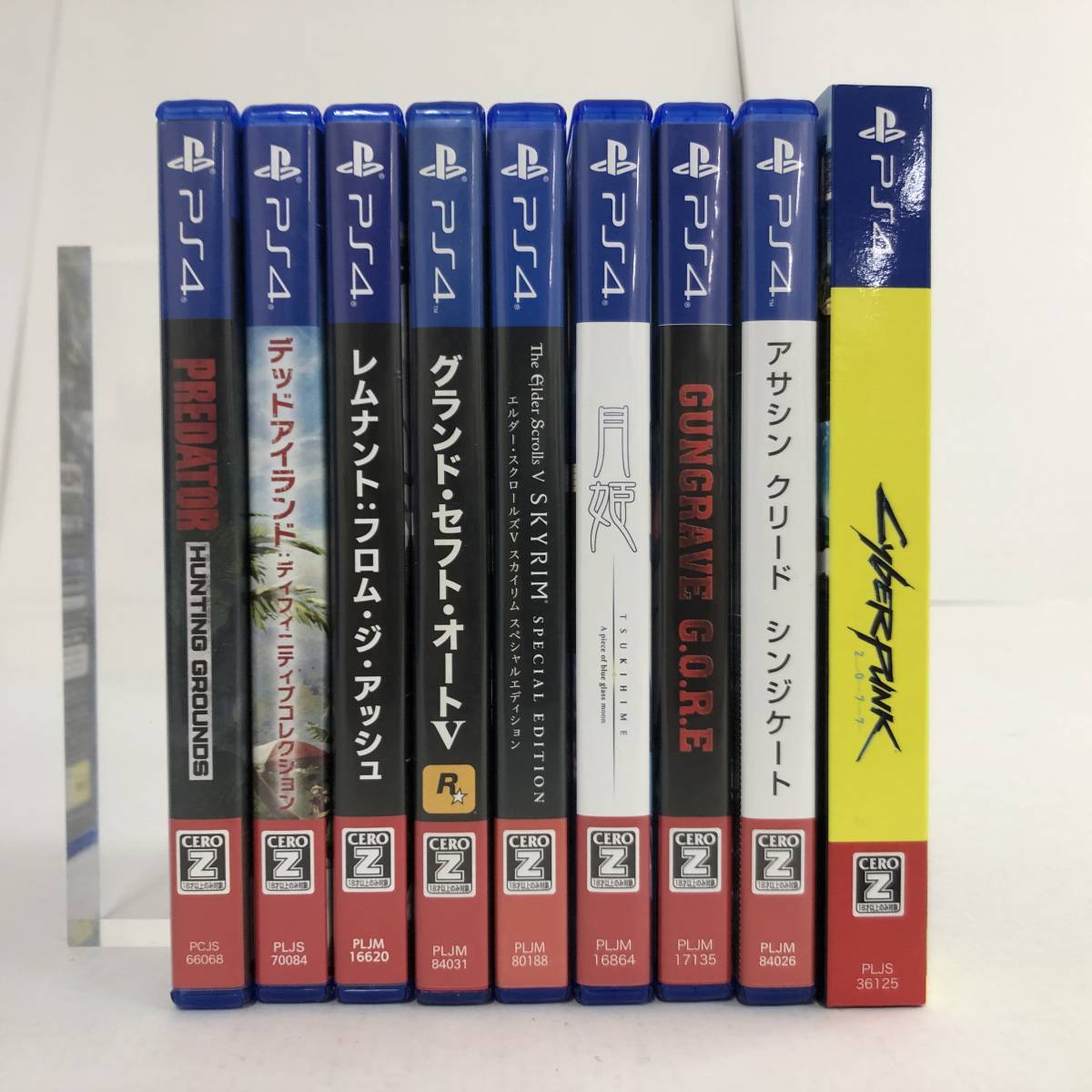 1円～】PS4ソフト 9本セット PREDATOR レムナント GTAⅤ スカイリム 月 