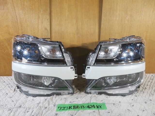 スズキワゴンR　MH95S MH55S 左右ヘッドライト MH55S MH95S ワゴンR ハイブリッド FZ 左右 ヘッドライト 左 右 ワゴン