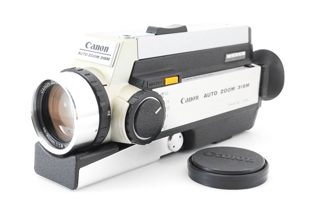 完動品】 Canon キャノン AUTO ZOOM 318M SUPER8 8mm フィルムカメラ