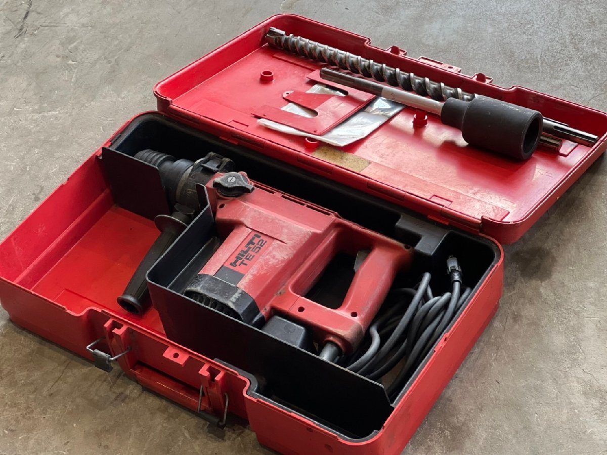 ☆ HILTI ヒルティ TE52 ハンマドリル ビット ケース付き 電動工具 