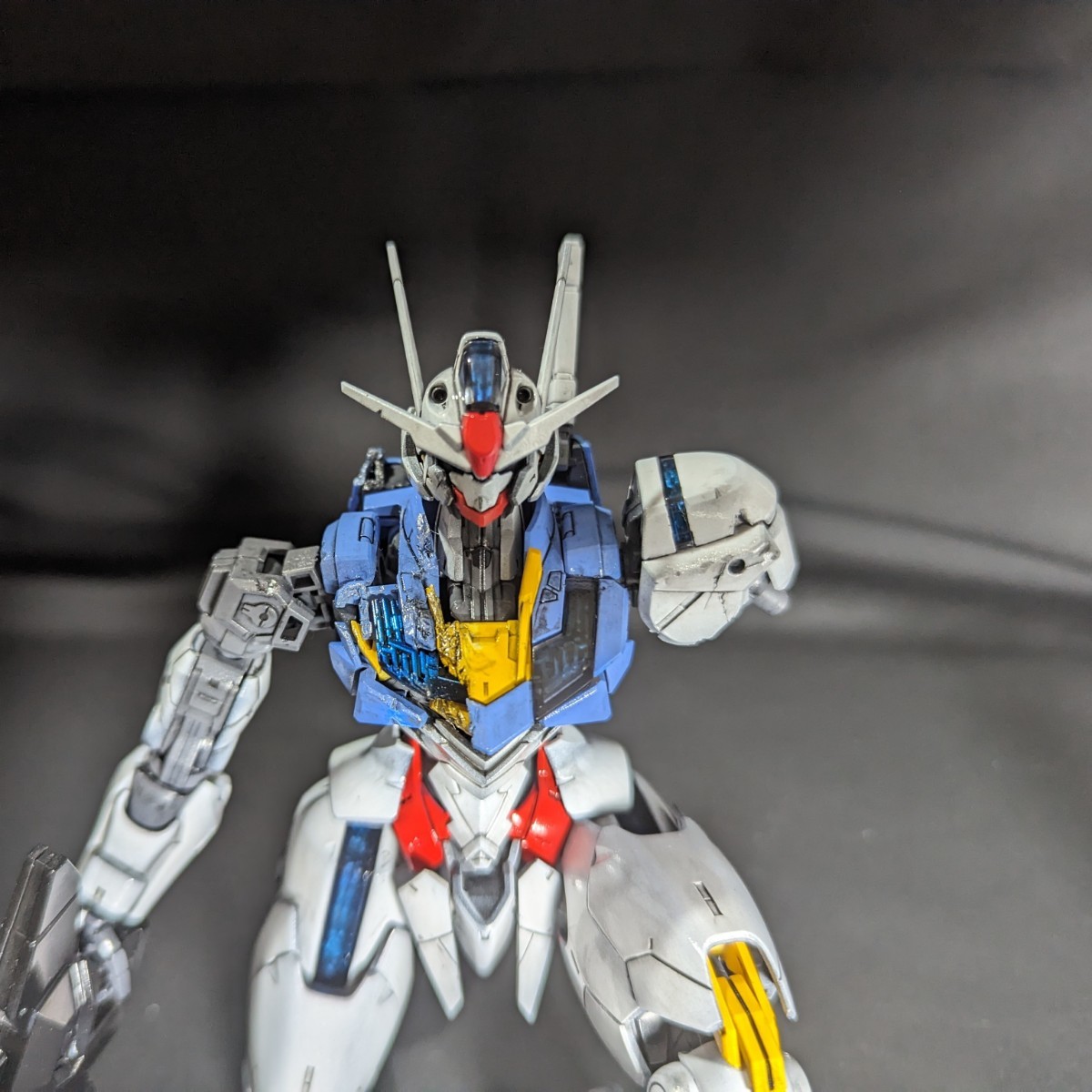 完成品FULL MECHANICSガンダムエアリアルパーメットスコア6バトル 