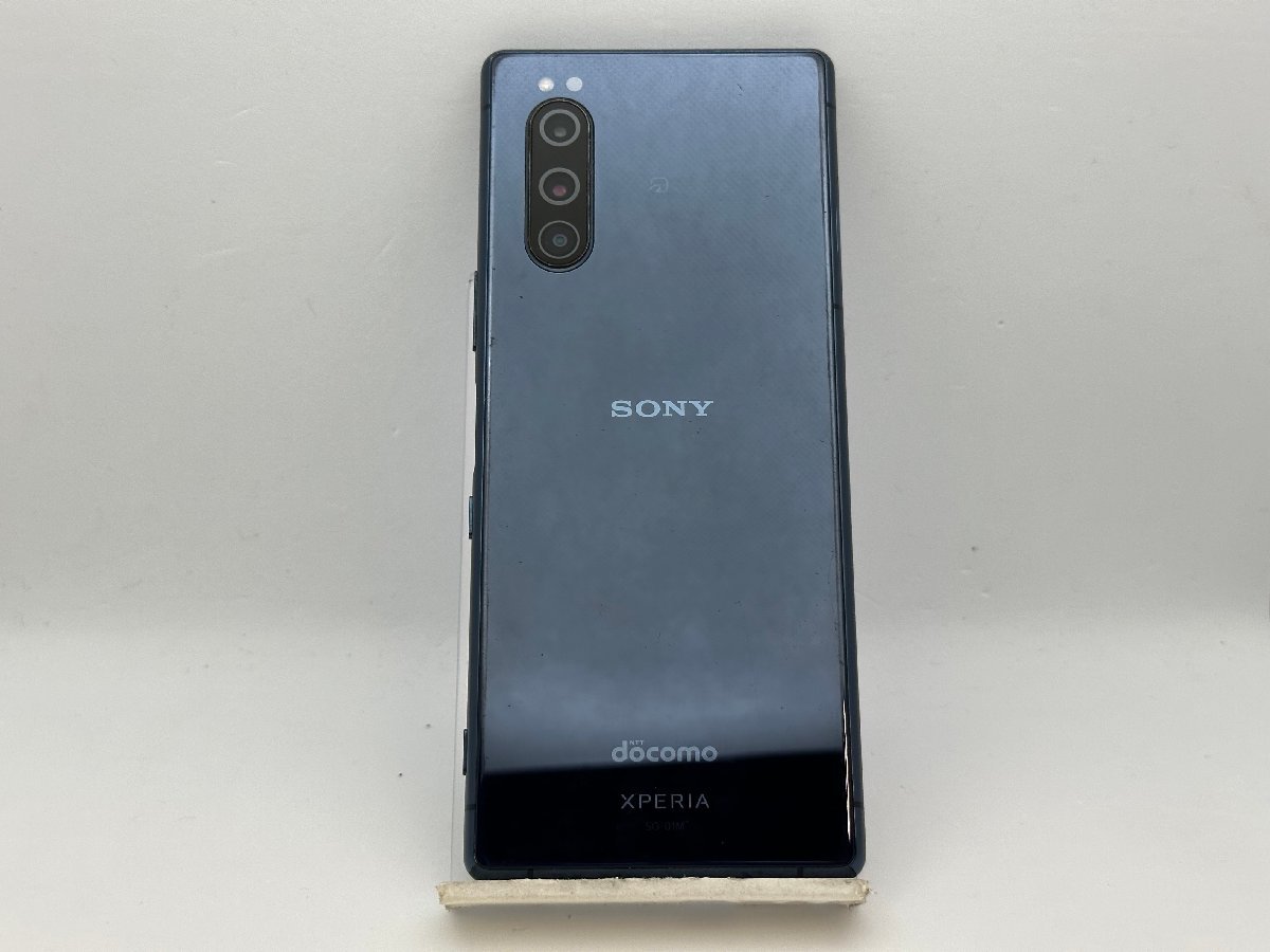【中古・ジャンク】ケータイ補償ロック品 SONY Xperia 5 SO-01M docomo ブルー NW利用制限▲ 本体 1 A-12262 SO-01M Xperia 0 L761016443 ブルー 送料