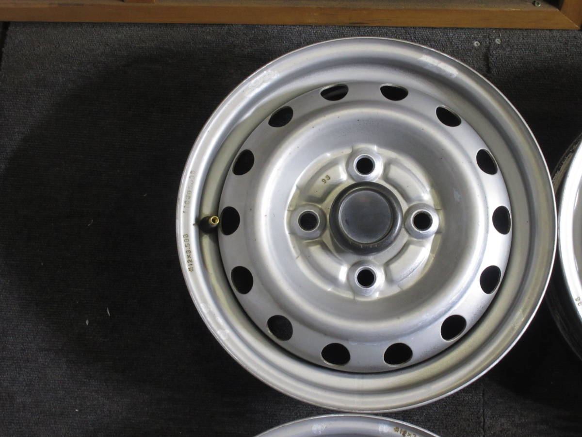 ◇ミニキャブ純正12インチホイール(3.50B)4本セット◇U61V L21 4穴