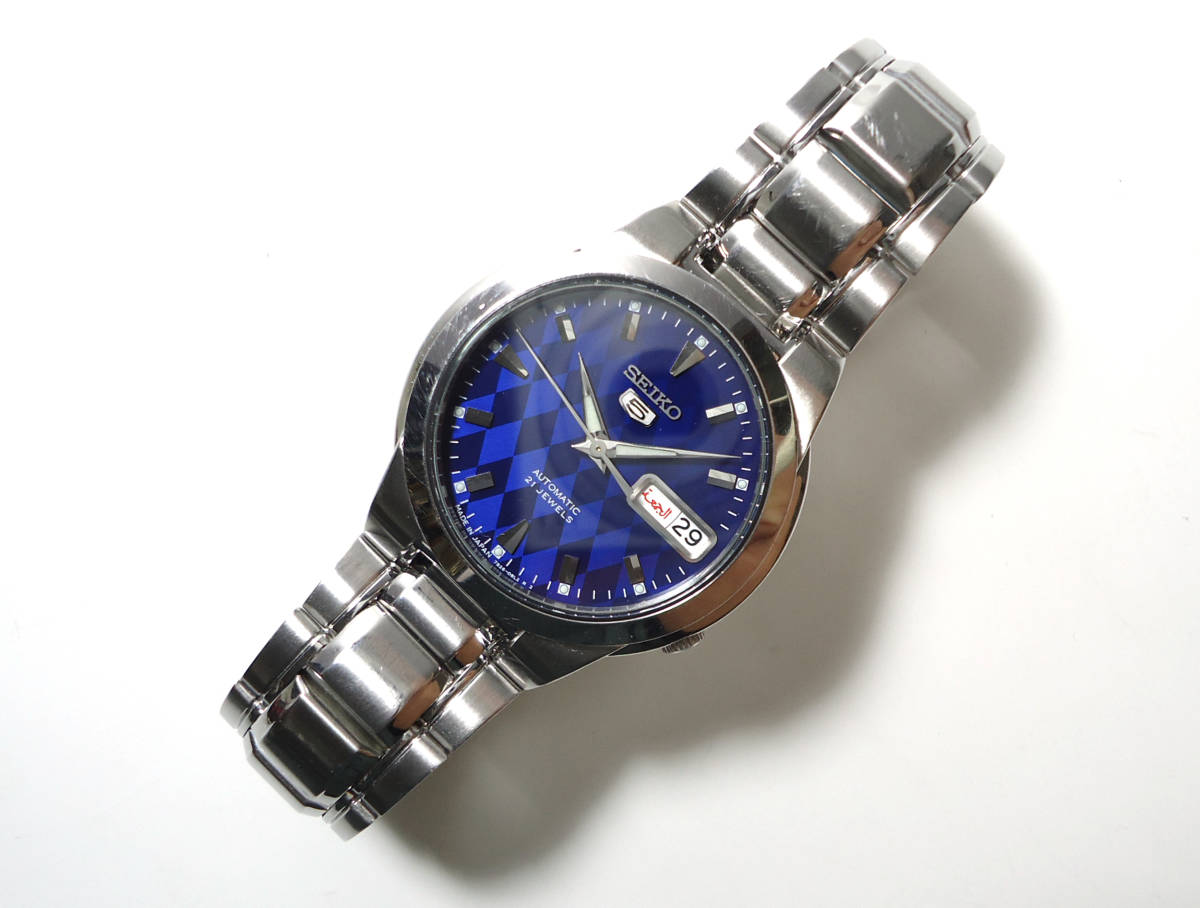 ☆ SEIKO (セイコー) 5 7S26-02R0 デイデイト 裏蓋スケルトン 21石 