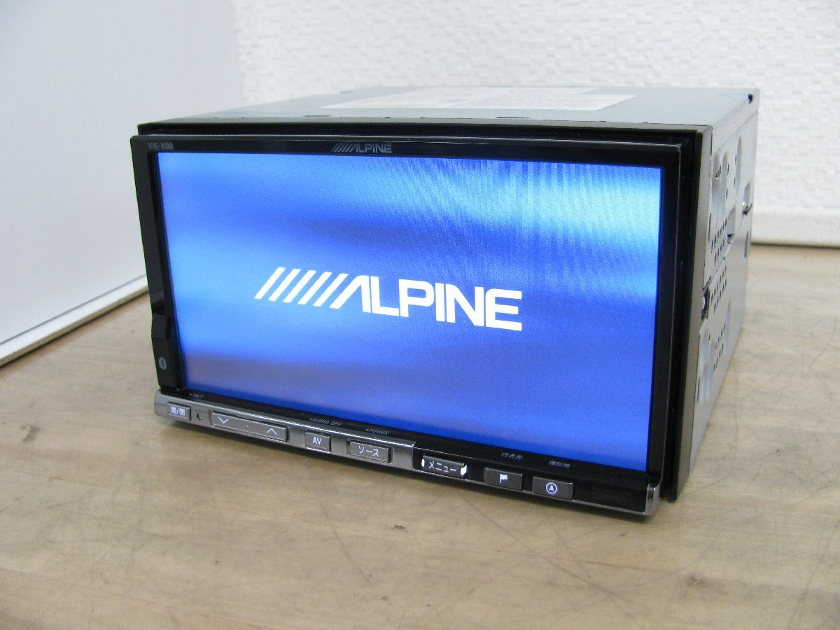 アルパイン HDDナビ ALPINE Bluetooth VIE-X08 VIE-X08V 地デジ VIE 