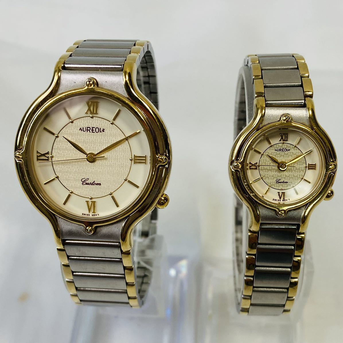 AUREOLE オレオール SW-515 SW-516 コンビ ペアウォッチ 腕時計 /512 