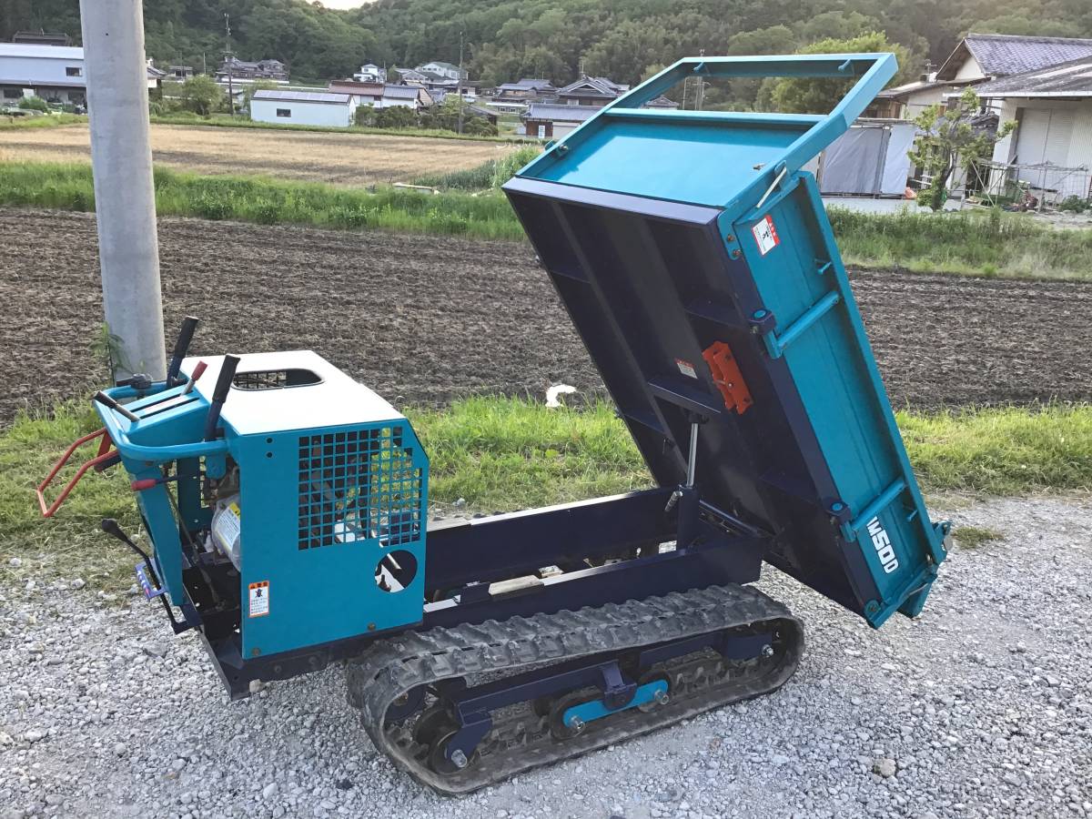 美品 ウィンブルヤマグチ クローラー運搬車 AM50D 油圧ダンプ 6馬力