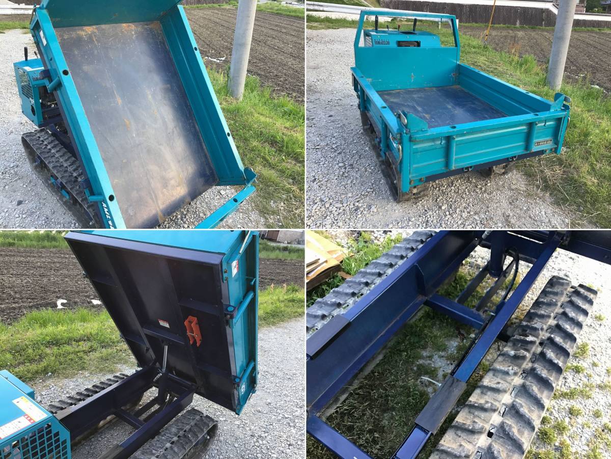 ウィンブルヤマグチ クローラー運搬車 AM50D 油圧ダンプ 6馬力 500kg