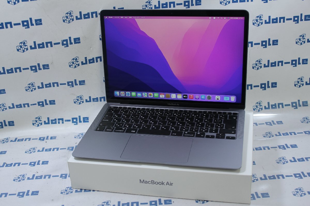 関西 美品 Apple MacBook Air 2020 Z124000E7 Apple-M1/16GB/SSD512GB 格安1円スタート！□ 高性能ノートPC！ CS025473 O
