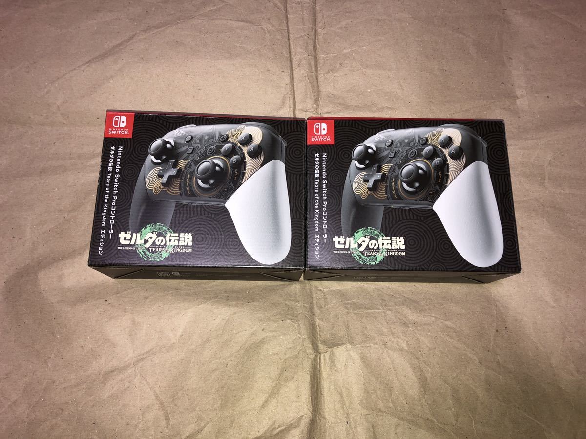 新品未開封　ゼルダの伝説　ティアーズオブザキングダム プロコントローラー Nintendo Switch Pro Controller THE LEGEND OF ZELDA TOTK