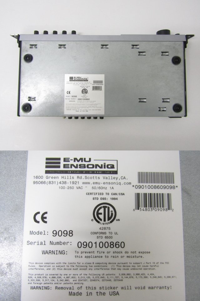 E-MU Proteus Orchestro 9098 音源モジュール ジャンク品 中古 ◇1448