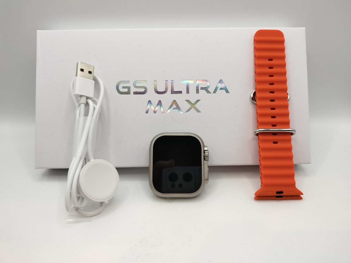 赤字超特価，SALE 最新 着信 ベルト スマートウォッチ オレンジ GS ULTRA MAX 日本語対応 ワイヤレス充電(スマートウォッチ本体)｜売買されたオークション情報、yahooの商品情報をアーカイブ公開 - オークファン スマートウォッチ本体