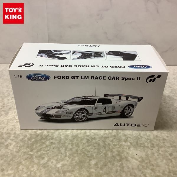  1円〜 オートアート 1/18 フォード GT LM レースカー スペックII ホワイト(レーシングカー)｜売買されたオークション情報、yahooの商品情報をアーカイブ公開 - オークファン レーシングカー