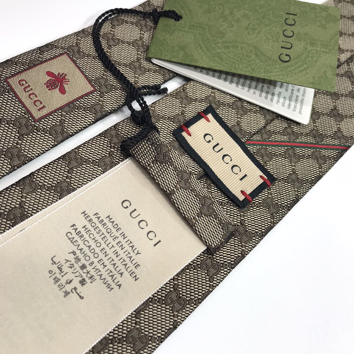 ☆未使用☆タグ付☆GUCCI グッチ GG シルクジャカード ネクタイ 7CM