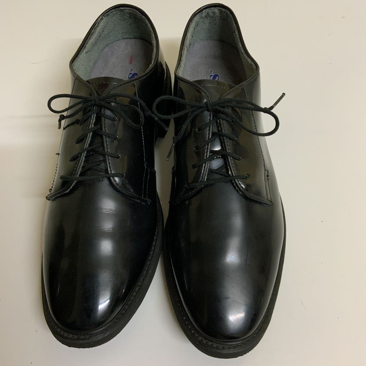 BATES 10.5E プレーントゥ ビジネスシューズ エナメル 古着 ユーズド 
