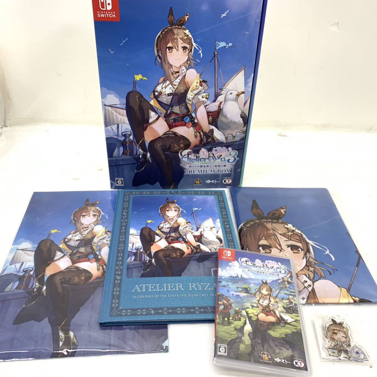048H350★1円～ Nintendo Switchソフト ライザのアトリエ3 終わりの錬金術師と秘密の鍵 プレミアムボックス 限定版/特典未開封有り