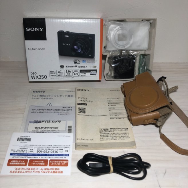 動作確認済】 ソニー デジタルスチルカメラ Cyber-shot DSC-WX350 1820