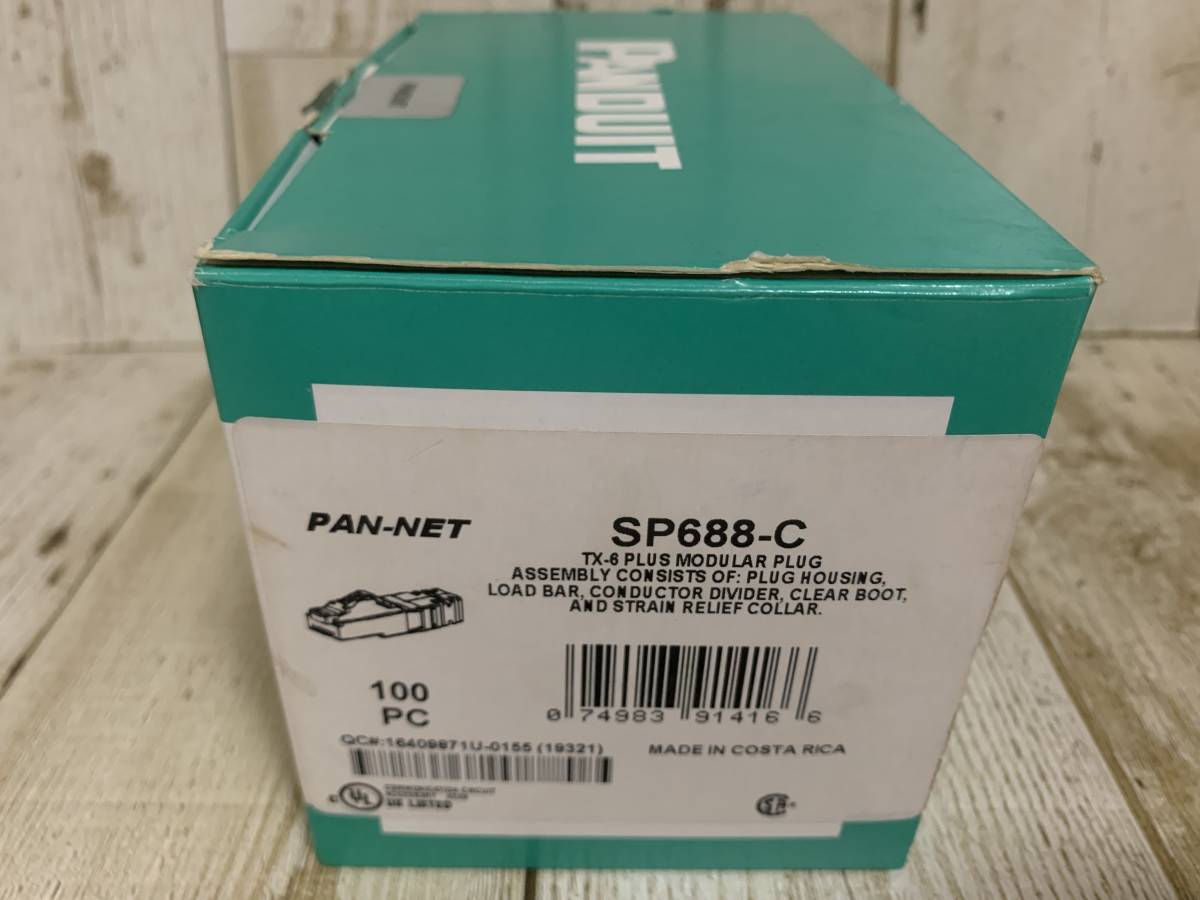 SP688-C PANDUIT CATE6 1箱(100個入)未使用 【公式通販】