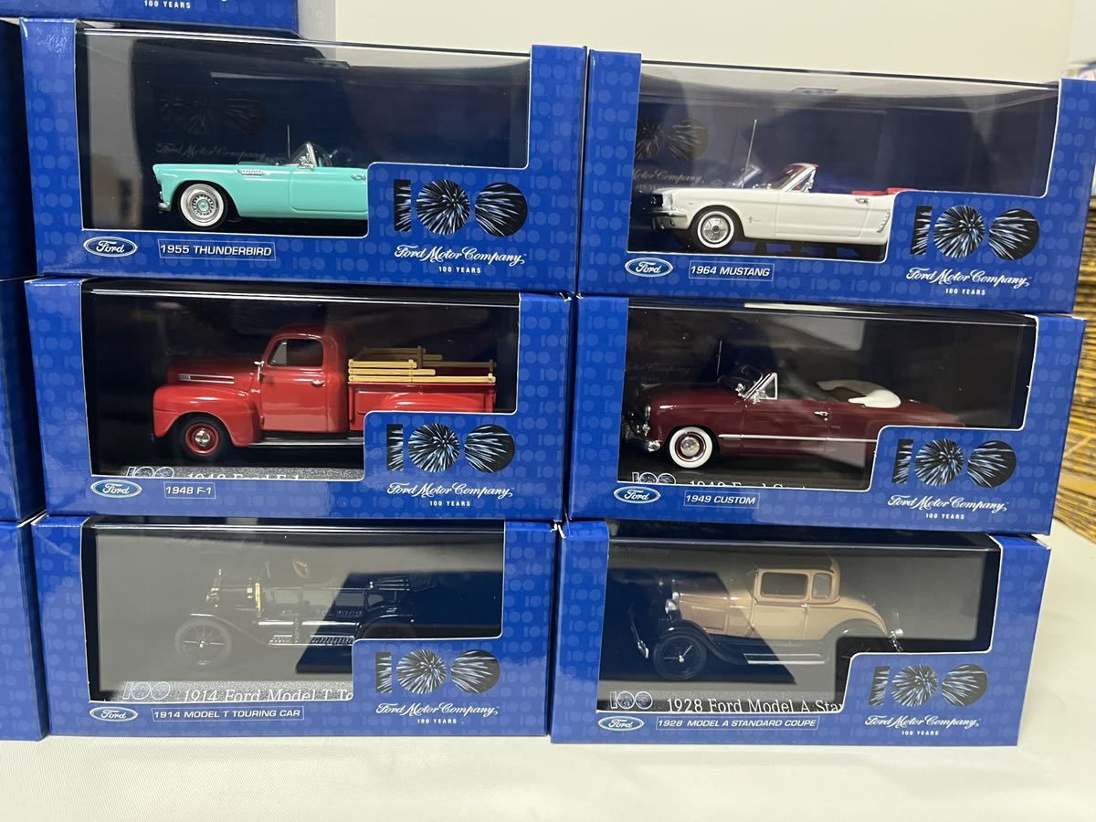 【13台セット】 1/43 ミニチャンプス　1940 De Luxe フォード FORD 100周年 デラックス　マスタング　リンカーン Ford Minichamps De