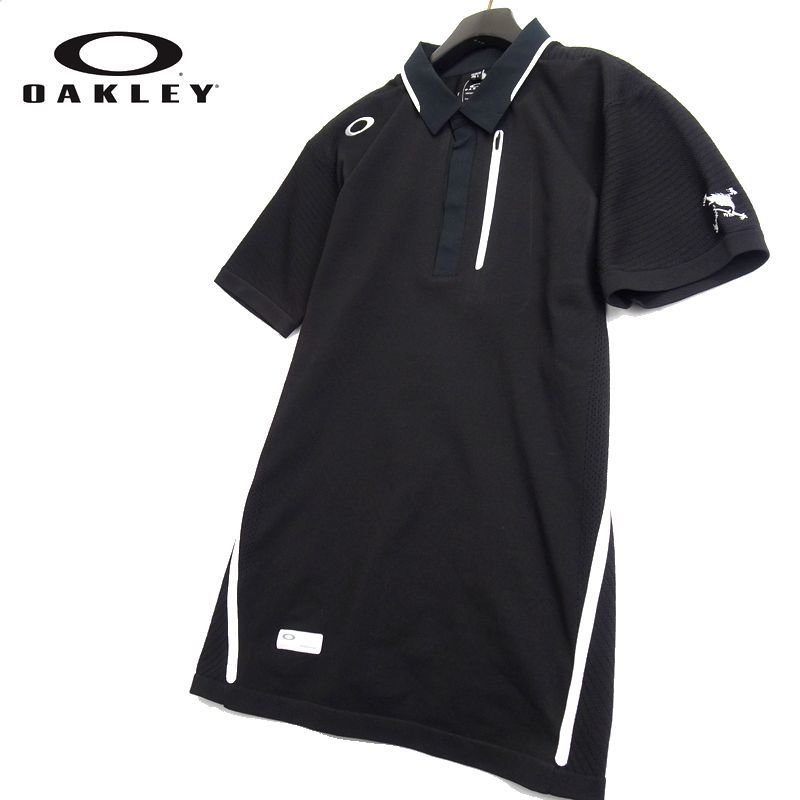 ■OAKLEY オークリー スカル ゴルフ 新品 定1.5万 吸汗速乾 ストレッチ セーター シャツ ゴルフウェア FOA402526 02E M ▲039▼out1671b