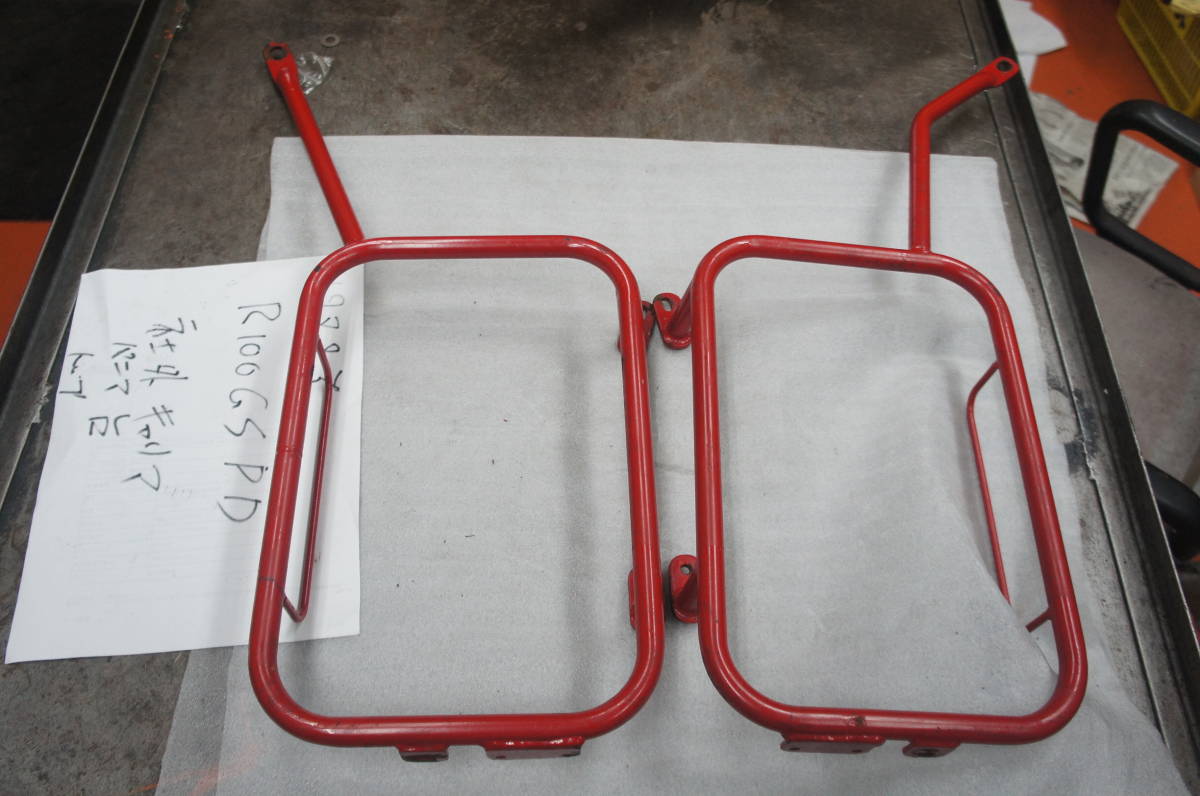 BMW R100GSPD　社外パニアステー　キャリア