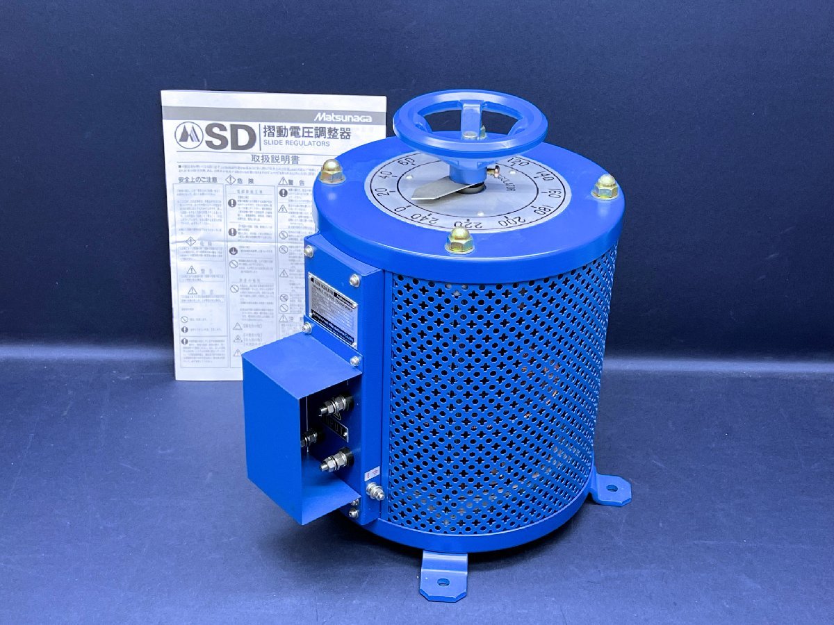 松永製作所 摺動電圧調整器 SD2420 4KVA スライダック スライドレギュレター SD-2420(電気計測器)|売買されたオークション ...
