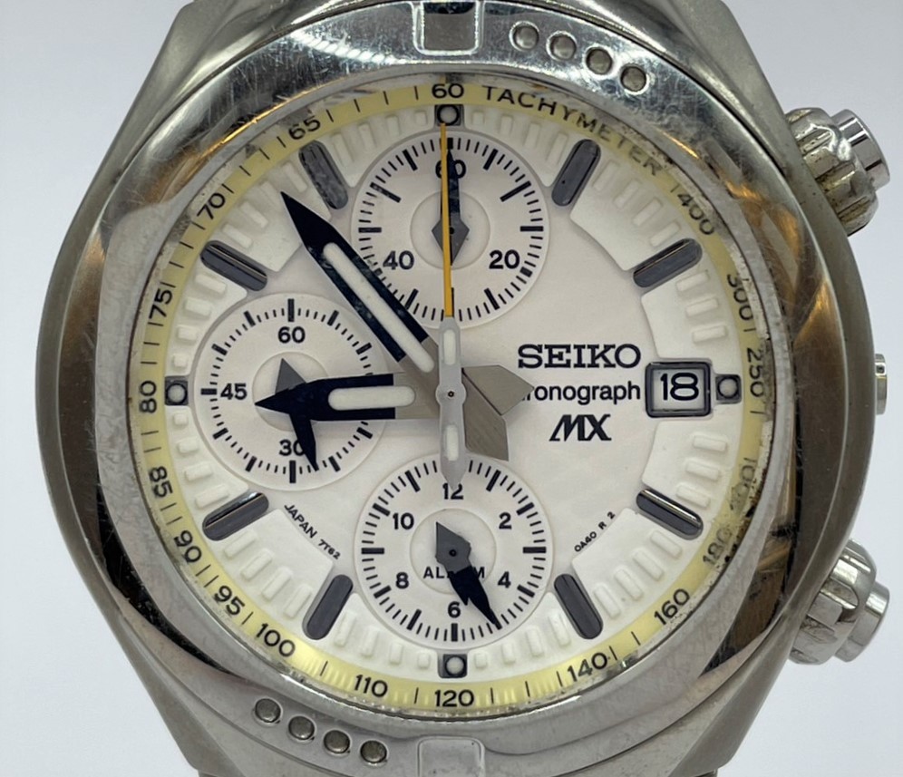 SEIKO クロノグラフ MX made in Japan 7T62-0A40 SEIKO クロノグラフ MX made in Japan 7T62-0A40