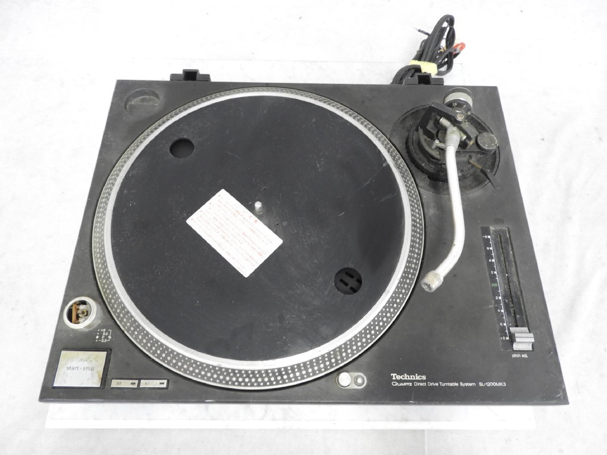 ☆ Technics テクニクス SL-1200MK3 ターンテーブル レコード ☆ Technics テクニクス SL-1200MK3 ターンテーブル レコード