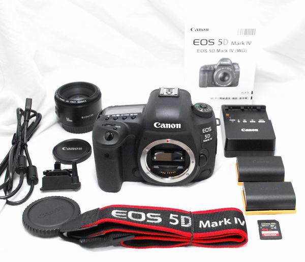 超美品・豪華セット】Canon キヤノン EOS 5D Mark Ⅳ マーク4 EF 50mm  