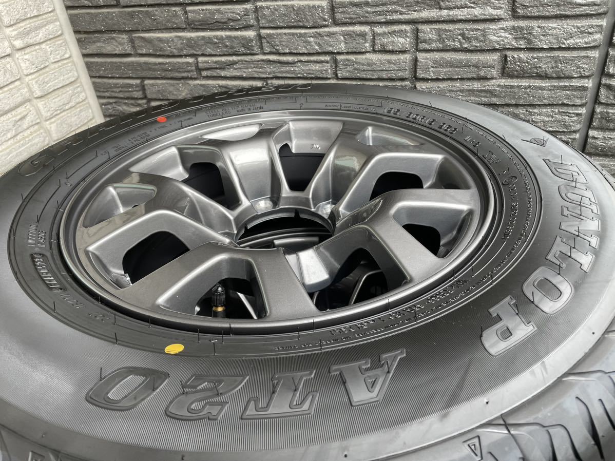 【新車外し】ジムニーシエラ JB74 純正 アルミホイール ＆ ダンロップ 195/80R15 1本　2023年納車