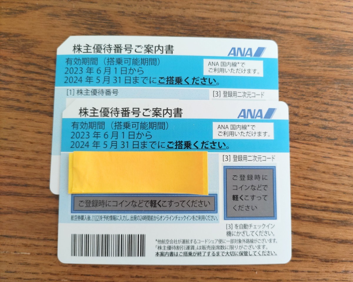 28142 ANA株主優待券旅行ANA 全日空 2枚 11月発行 (有効期限:2023