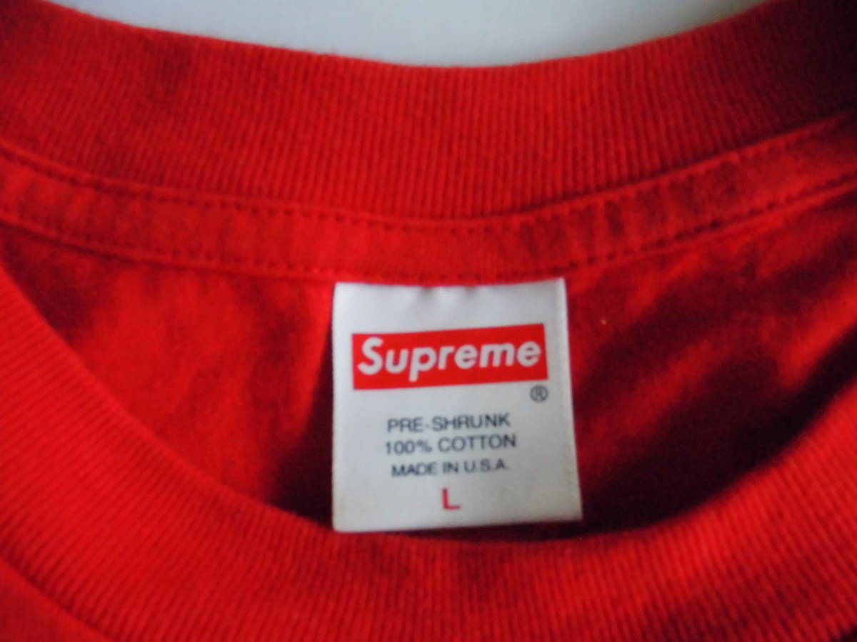 SUPREME Tシャツ Box Logo Tee Lサイズ レッド 【公式通販】