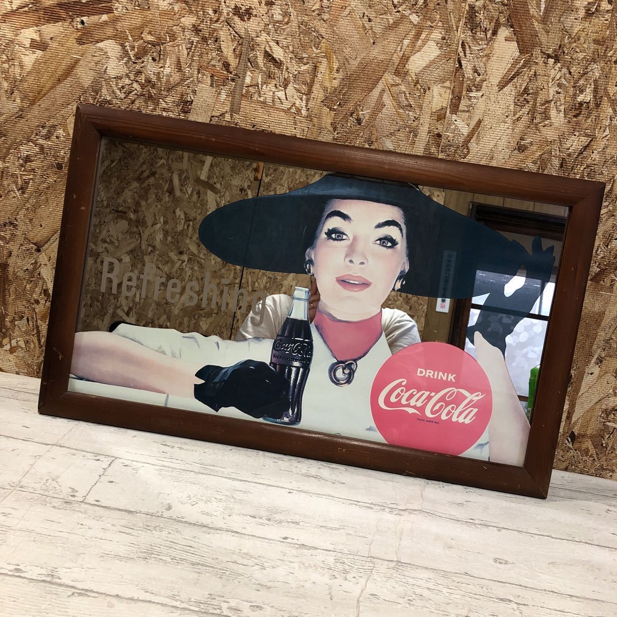 コカ・コーラ（壁掛けミラー）のフリマアイテム一覧 パブミラー Coca 