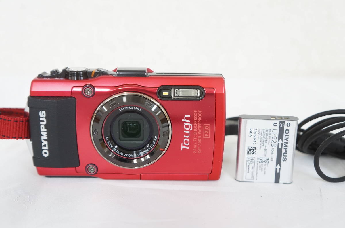 OLYMPUS オリンパス STYLUS TG-4 Tough レッド 赤 デジタルカメラ 